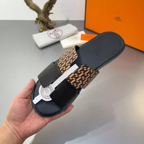 Replica Hermes Slippers For Men #1303283 $48.00 USD for Wholesale