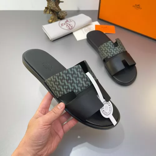 Replica Hermes Slippers For Men #1303288 $48.00 USD for Wholesale