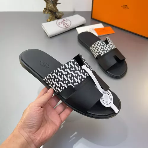 Replica Hermes Slippers For Men #1303289 $48.00 USD for Wholesale