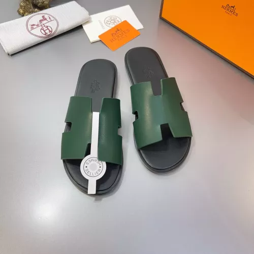 Replica Hermes Slippers For Men #1303303 $48.00 USD for Wholesale