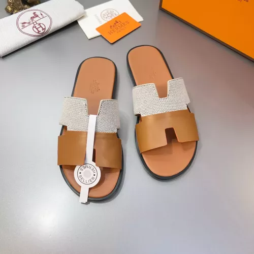 Replica Hermes Slippers For Men #1303305 $48.00 USD for Wholesale