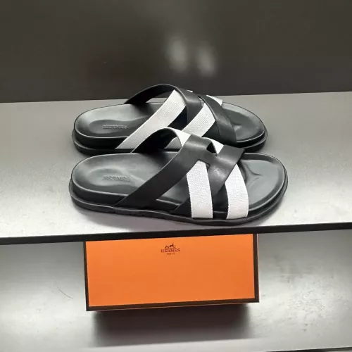 Replica Hermes Slippers For Men #1303321 $60.00 USD for Wholesale
