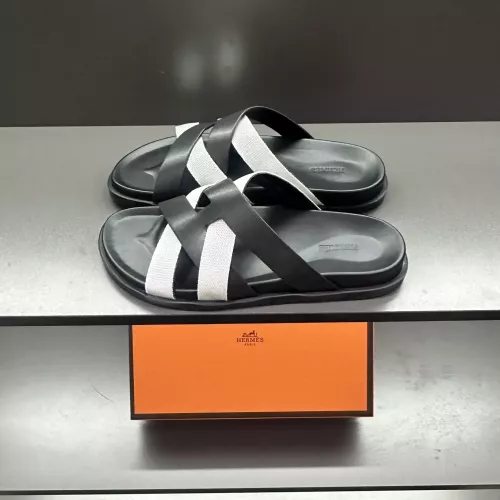 Replica Hermes Slippers For Men #1303321 $60.00 USD for Wholesale