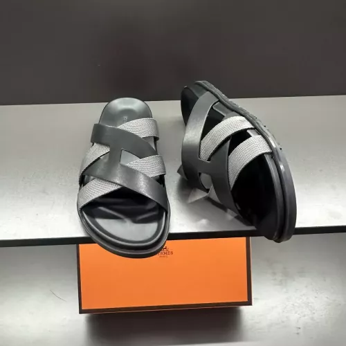 Replica Hermes Slippers For Men #1303324 $60.00 USD for Wholesale