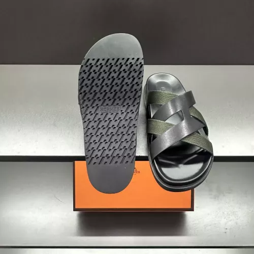Replica Hermes Slippers For Men #1303325 $60.00 USD for Wholesale