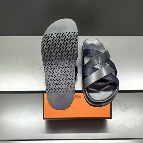 Replica Hermes Slippers For Men #1303326 $60.00 USD for Wholesale