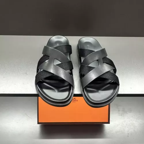 Replica Hermes Slippers For Men #1303327 $60.00 USD for Wholesale