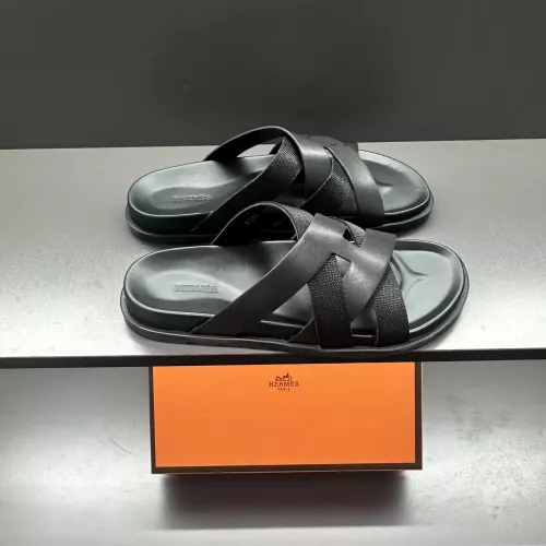 Replica Hermes Slippers For Men #1303327 $60.00 USD for Wholesale