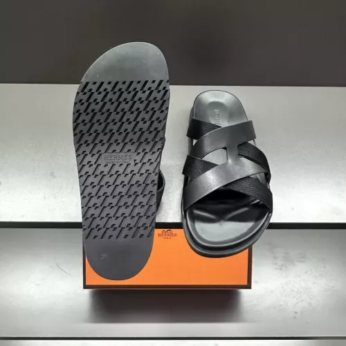 Replica Hermes Slippers For Men #1303327 $60.00 USD for Wholesale