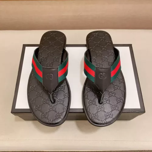 Gucci Slippers For Men #1303381 $45.00 USD, Wholesale Replica Gucci Slippers