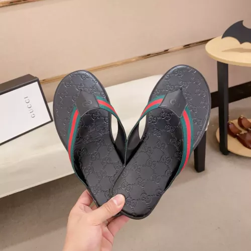 Replica Gucci Slippers For Men #1303381 $45.00 USD for Wholesale