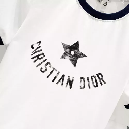 Replica Christian Dior T-Shirts Short Sleeved For Women #1303410 $40.00 USD for Wholesale