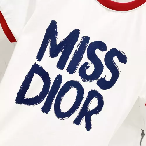 Replica Christian Dior T-Shirts Short Sleeved For Women #1303415 $40.00 USD for Wholesale