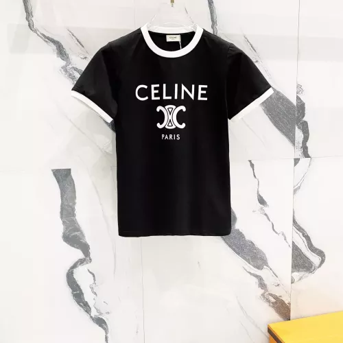 Celine T-Shirts Short Sleeved For Women #1303417 $40.00 USD, Wholesale Replica Celine T-Shirts