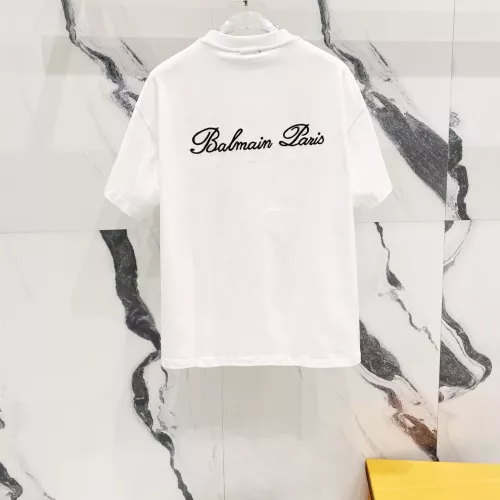 Replica Balmain T-Shirts Short Sleeved For Unisex #1303481 $41.00 USD for Wholesale