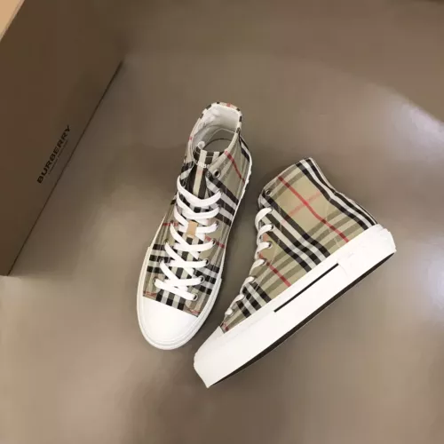 Replica Burberry High Tops Shoes For Men #1303595 $82.00 USD for Wholesale