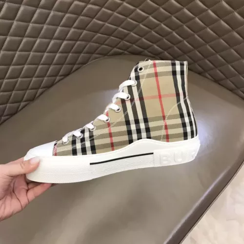 Replica Burberry High Tops Shoes For Men #1303595 $82.00 USD for Wholesale