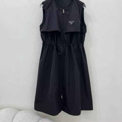 Prada Dresses Sleeveless For Women #1303806 $125.00 USD, Wholesale Replica Prada Dresses