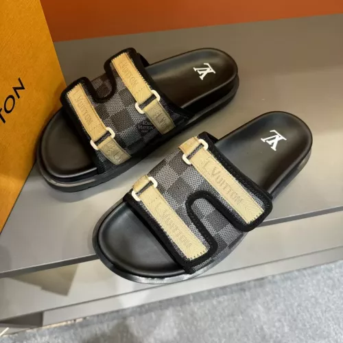 Louis Vuitton Slippers For Men #1303823 $56.00 USD, Wholesale Replica Louis Vuitton Slippers