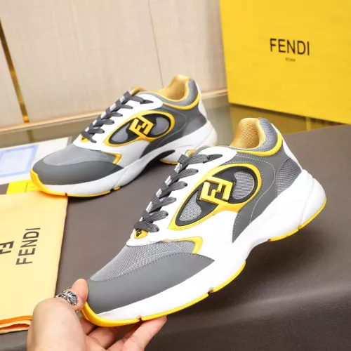 Replica Fendi Casual Shoes For Men #1303841 $88.00 USD for Wholesale