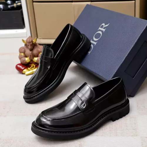 Christian Dior Leather Shoes For Men #1303875 $98.00 USD, Wholesale Replica Christian Dior Leather Shoes