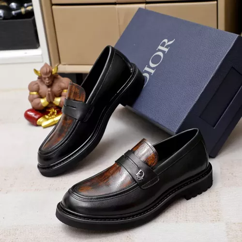 Christian Dior Leather Shoes For Men #1303879 $98.00 USD, Wholesale Replica Christian Dior Leather Shoes