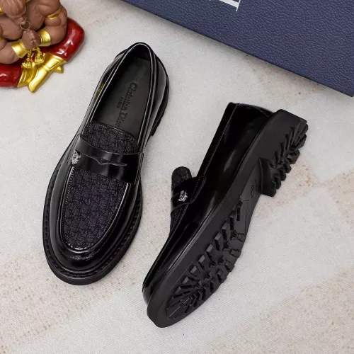 Replica Christian Dior Leather Shoes For Men #1303881 $98.00 USD for Wholesale