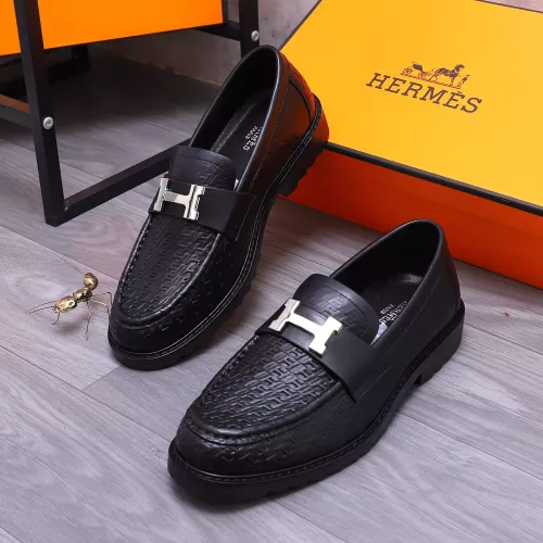 Hermes Leather Shoes For Men #1303882 $92.00 USD, Wholesale Replica Hermes Leather Shoes