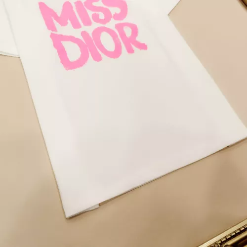 Replica Christian Dior T-Shirts Short Sleeved For Women #1303890 $48.00 USD for Wholesale