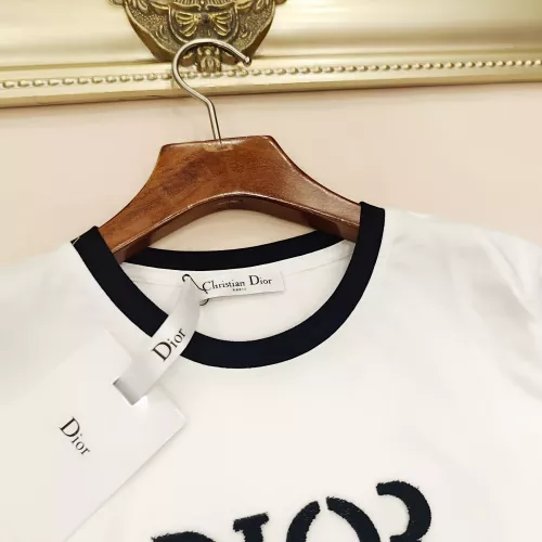 Replica Christian Dior T-Shirts Short Sleeved For Women #1303894 $48.00 USD for Wholesale