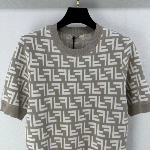 Replica Fendi T-Shirts Short Sleeved For Women #1303905 $76.00 USD for Wholesale