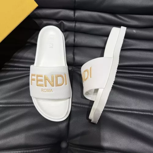 Fendi Slippers For Men #1303932 $56.00 USD, Wholesale Replica Fendi Slippers