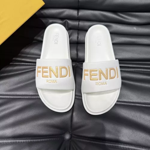 Replica Fendi Slippers For Men #1303932 $56.00 USD for Wholesale