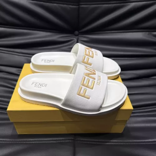 Replica Fendi Slippers For Men #1303932 $56.00 USD for Wholesale