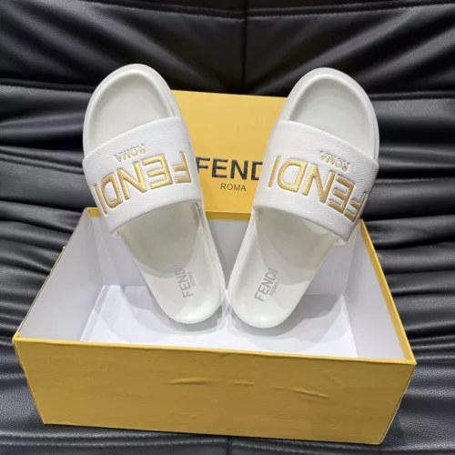 Replica Fendi Slippers For Men #1303932 $56.00 USD for Wholesale