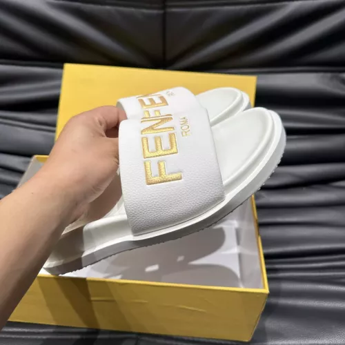 Replica Fendi Slippers For Men #1303932 $56.00 USD for Wholesale