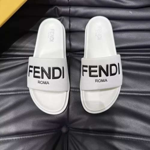 Replica Fendi Slippers For Men #1303933 $56.00 USD for Wholesale