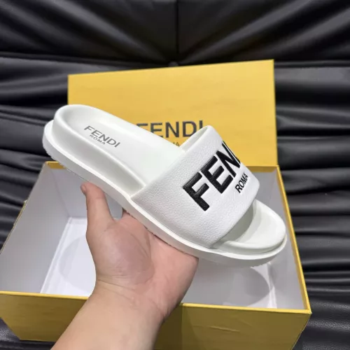 Replica Fendi Slippers For Men #1303933 $56.00 USD for Wholesale