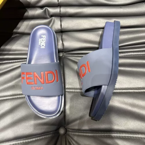 Fendi Slippers For Men #1303935 $56.00 USD, Wholesale Replica Fendi Slippers