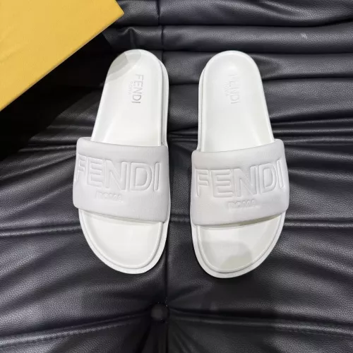 Replica Fendi Slippers For Men #1303937 $56.00 USD for Wholesale