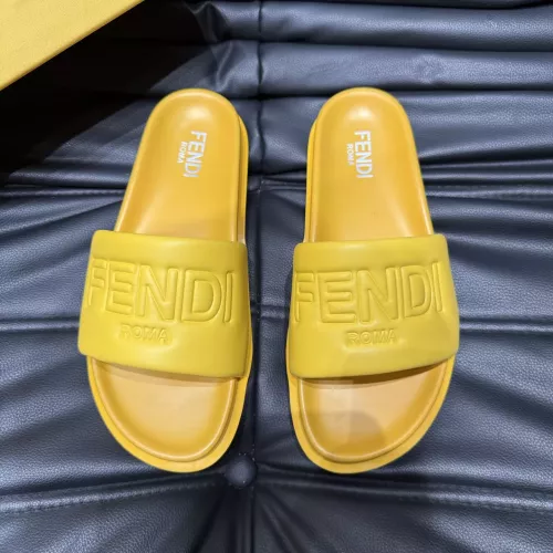 Replica Fendi Slippers For Men #1303938 $56.00 USD for Wholesale