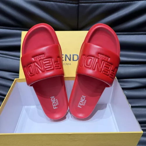 Replica Fendi Slippers For Men #1303940 $56.00 USD for Wholesale