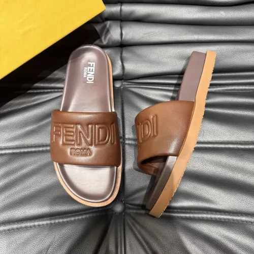 Fendi Slippers For Men #1303941 $56.00 USD, Wholesale Replica Fendi Slippers