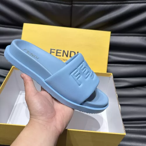 Replica Fendi Slippers For Men #1303943 $56.00 USD for Wholesale