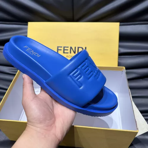 Replica Fendi Slippers For Men #1303944 $56.00 USD for Wholesale