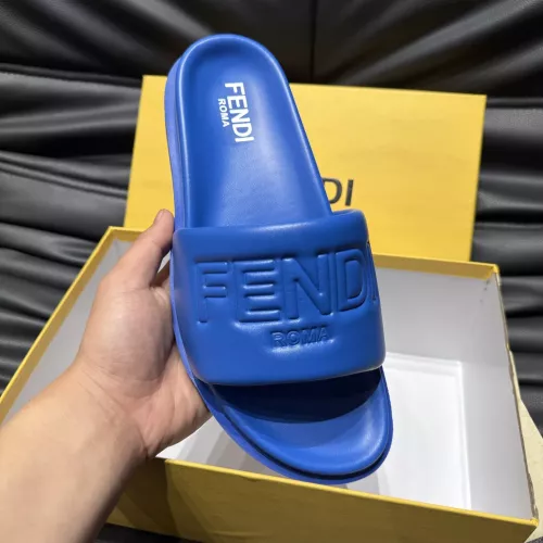 Replica Fendi Slippers For Men #1303944 $56.00 USD for Wholesale