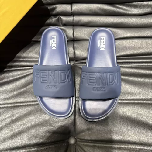 Replica Fendi Slippers For Men #1303945 $56.00 USD for Wholesale