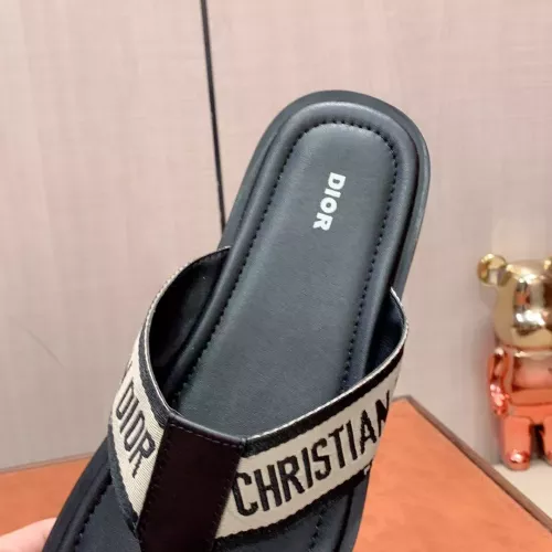 Replica Christian Dior Slippers For Men #1303952 $45.00 USD for Wholesale