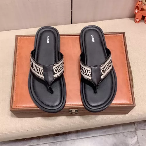 Replica Christian Dior Slippers For Men #1303953 $45.00 USD for Wholesale