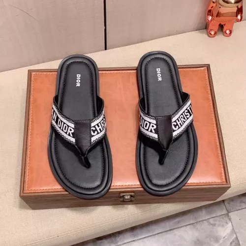 Replica Christian Dior Slippers For Men #1303954 $45.00 USD for Wholesale